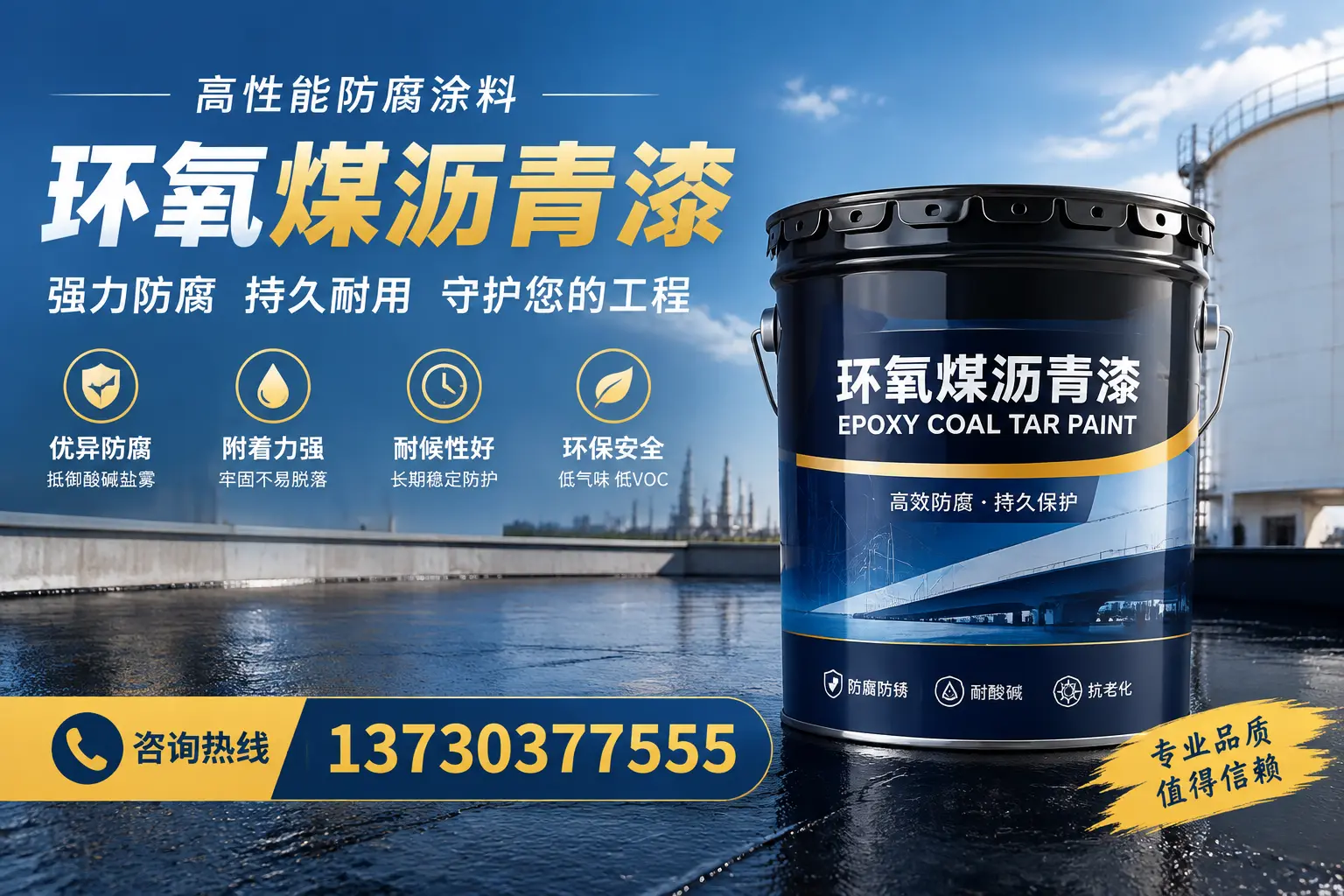 环氧煤沥青漆的耐久性分析,适合攀枝花的使用场景